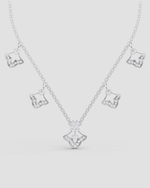 Load image into Gallery viewer, Lunaria Sparkle Charm Necklace