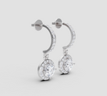 Load image into Gallery viewer, Celestia Halo Drop Earrings