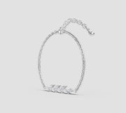 Lumine Leaf Chain Bracelet