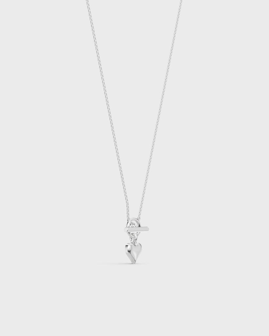 Luna Heart Toggle Pendant