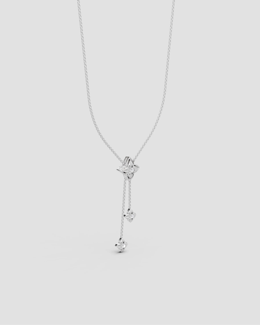 Celeste Drop Lariat Necklace