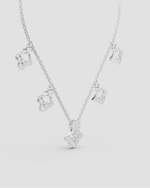 Load image into Gallery viewer, Lunaria Sparkle Charm Necklace