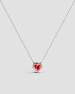 Load image into Gallery viewer, Rose Amour Heart Pendant