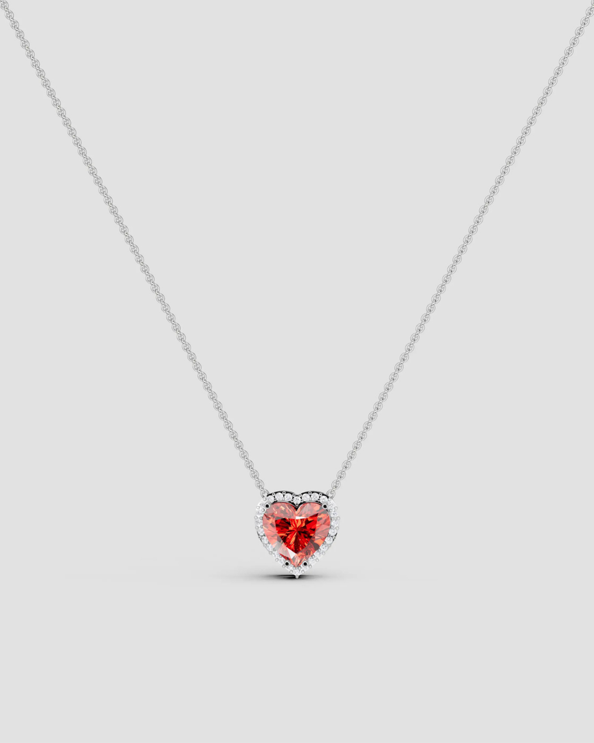 Rose Amour Heart Pendant