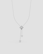 Load image into Gallery viewer, Celeste Drop Lariat Necklace
