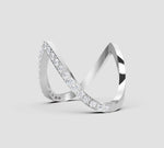 Load image into Gallery viewer, Elegant V Ring