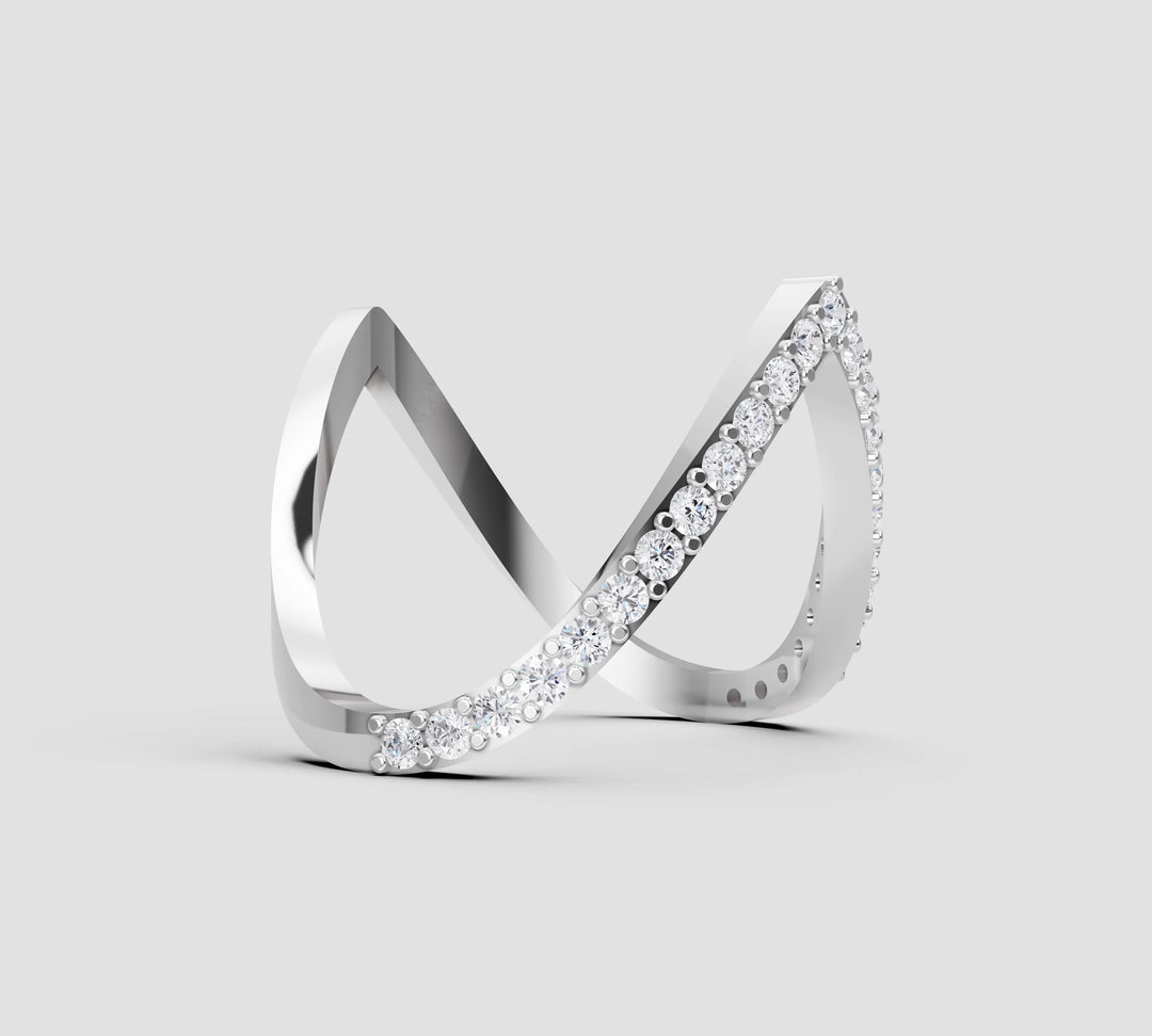 Elegant V Ring