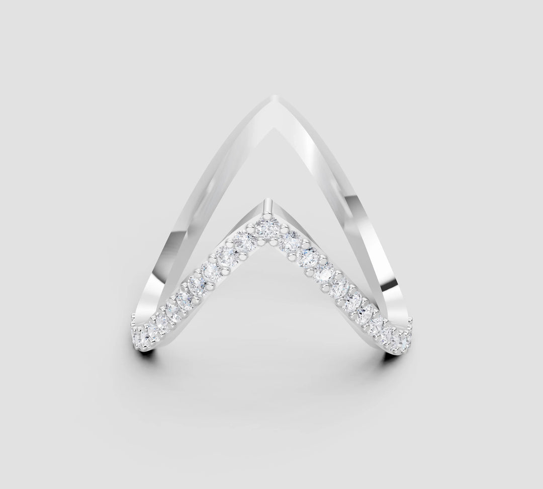 Elegant V Ring