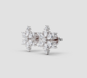 FrostBloom Radiant Studs Earrings