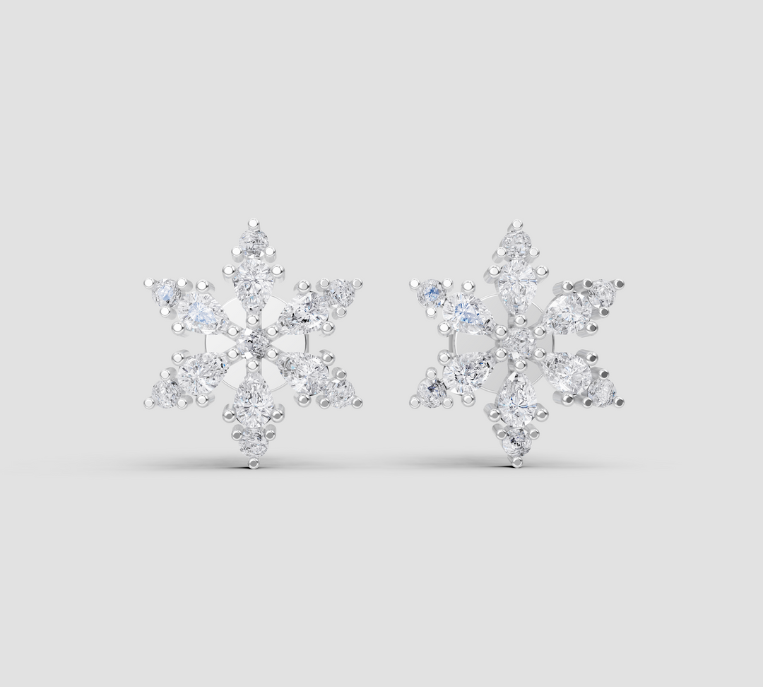 FrostBloom Radiant Studs Earrings
