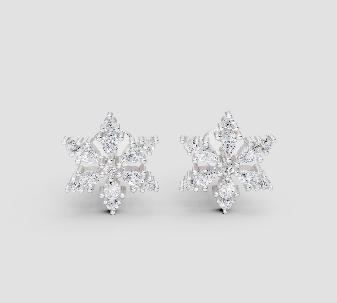 FrostBloom Radiant Studs Earrings