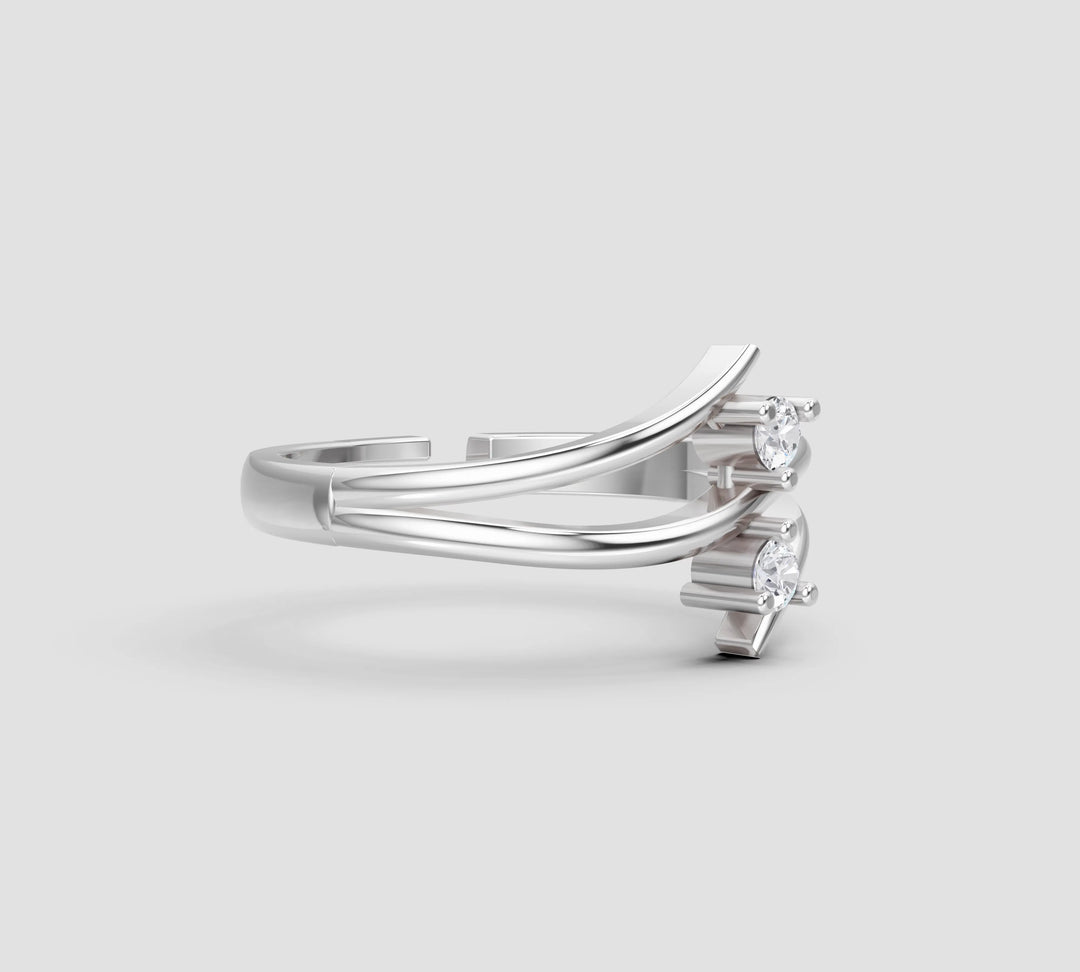Elara Twin Spark Ring