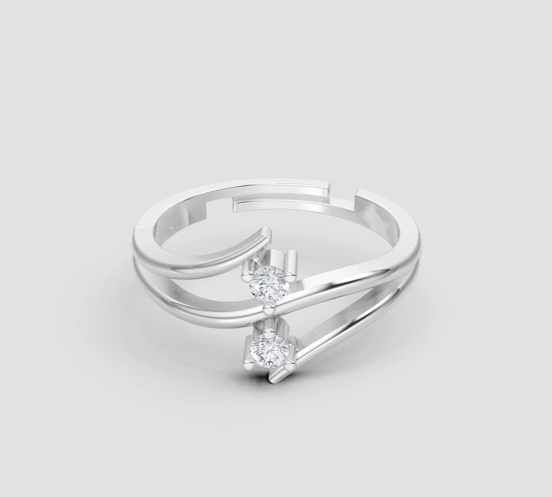 Elara Twin Spark Ring