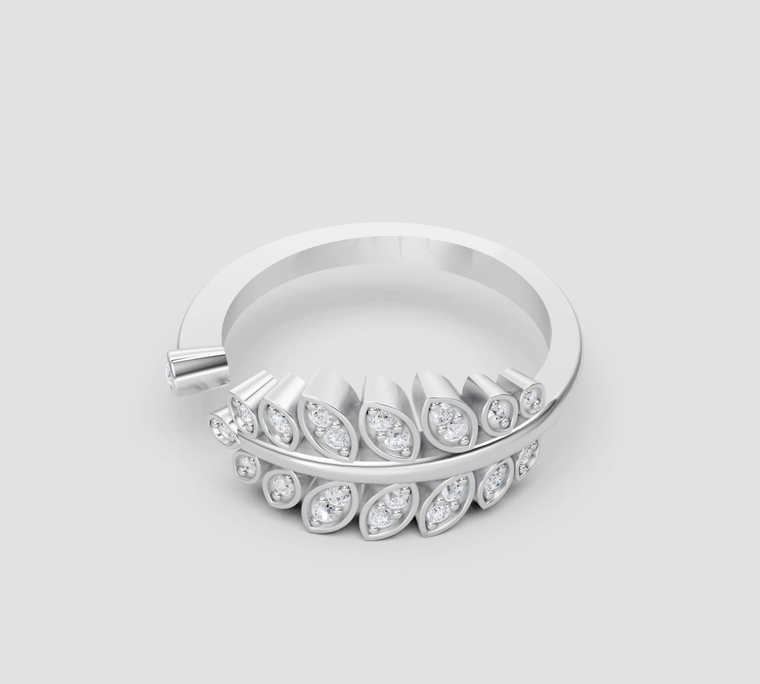 Elora Leaf Cluster Ring