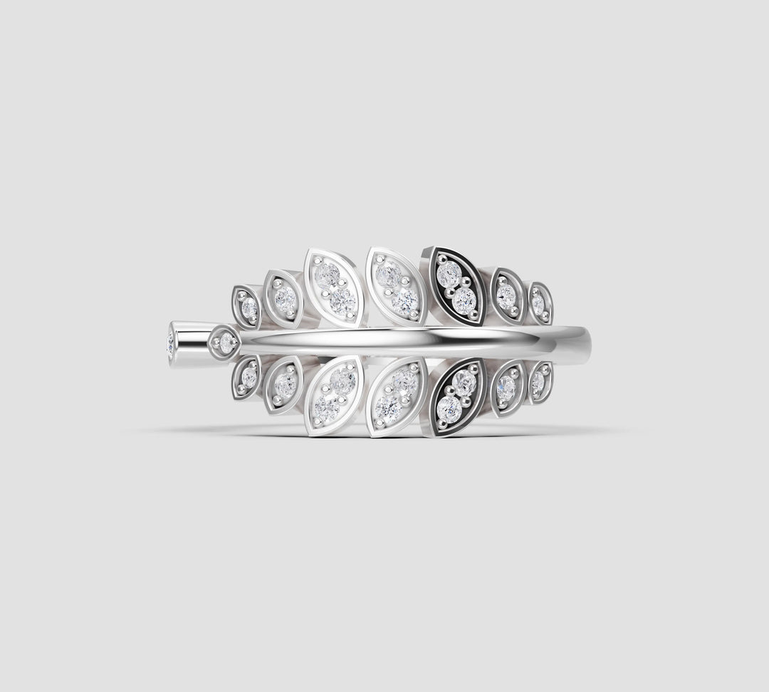Elora Leaf Cluster Ring