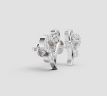 Load image into Gallery viewer, Elara Twirl Spark Earring