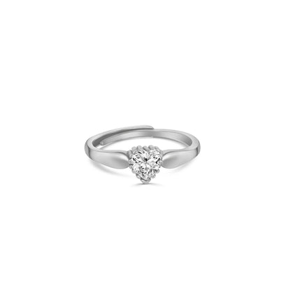 Sparkling Heart Ring